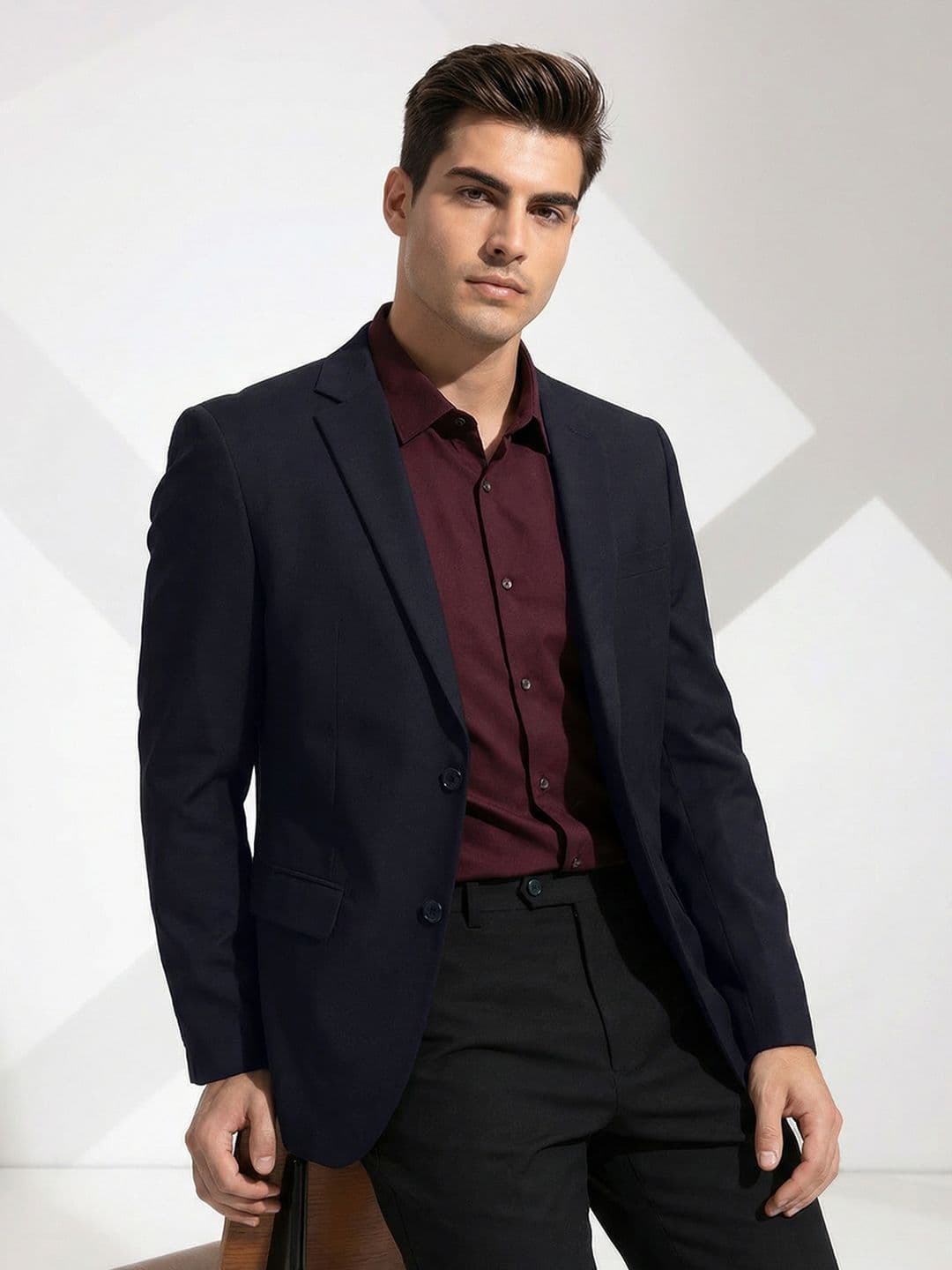 INVICTUS Slim Fit Single Breasted Formal Blazer - view 1