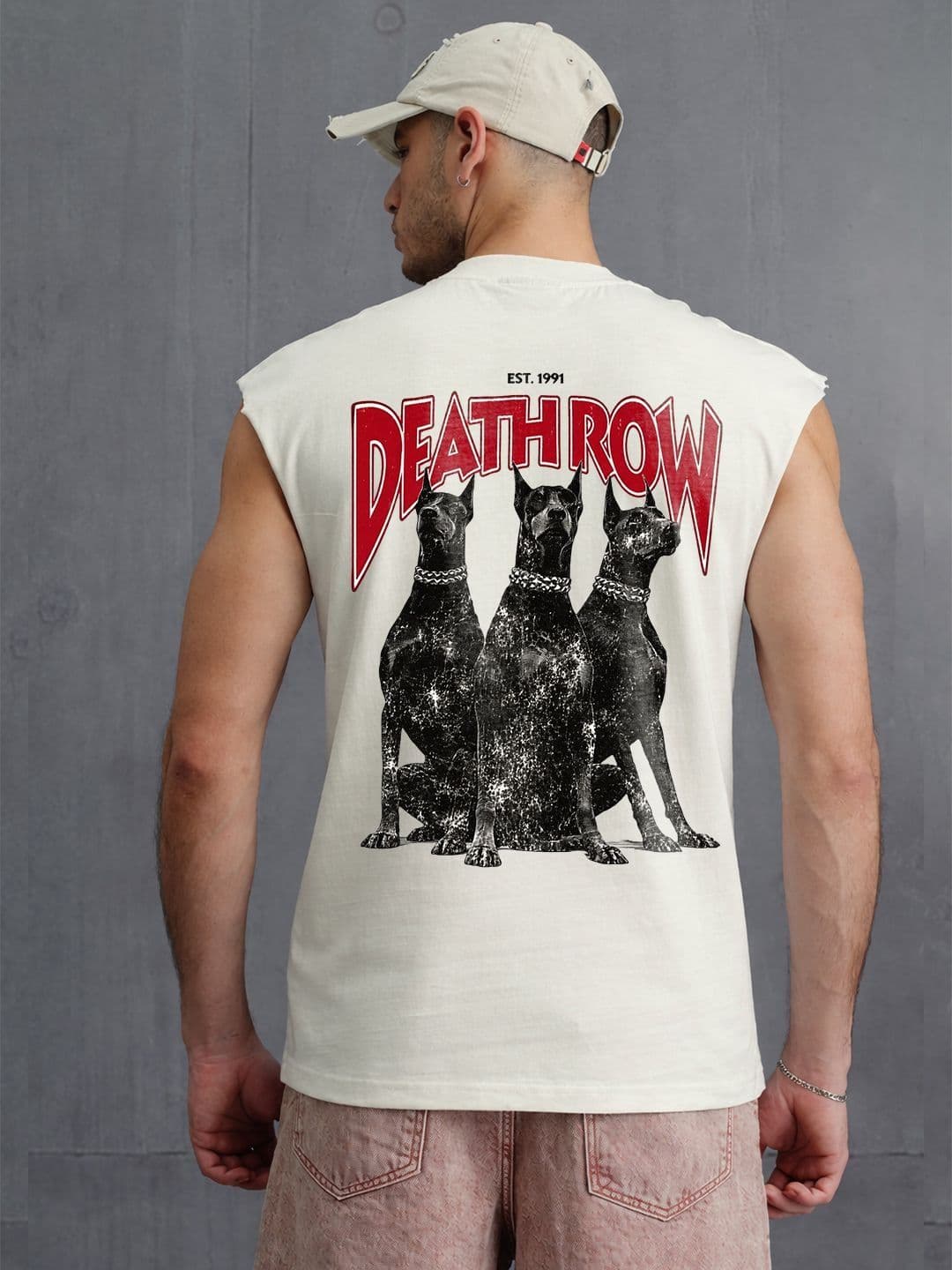 CARRO ARMATO Graphic Printed Cotton Tank - view 1