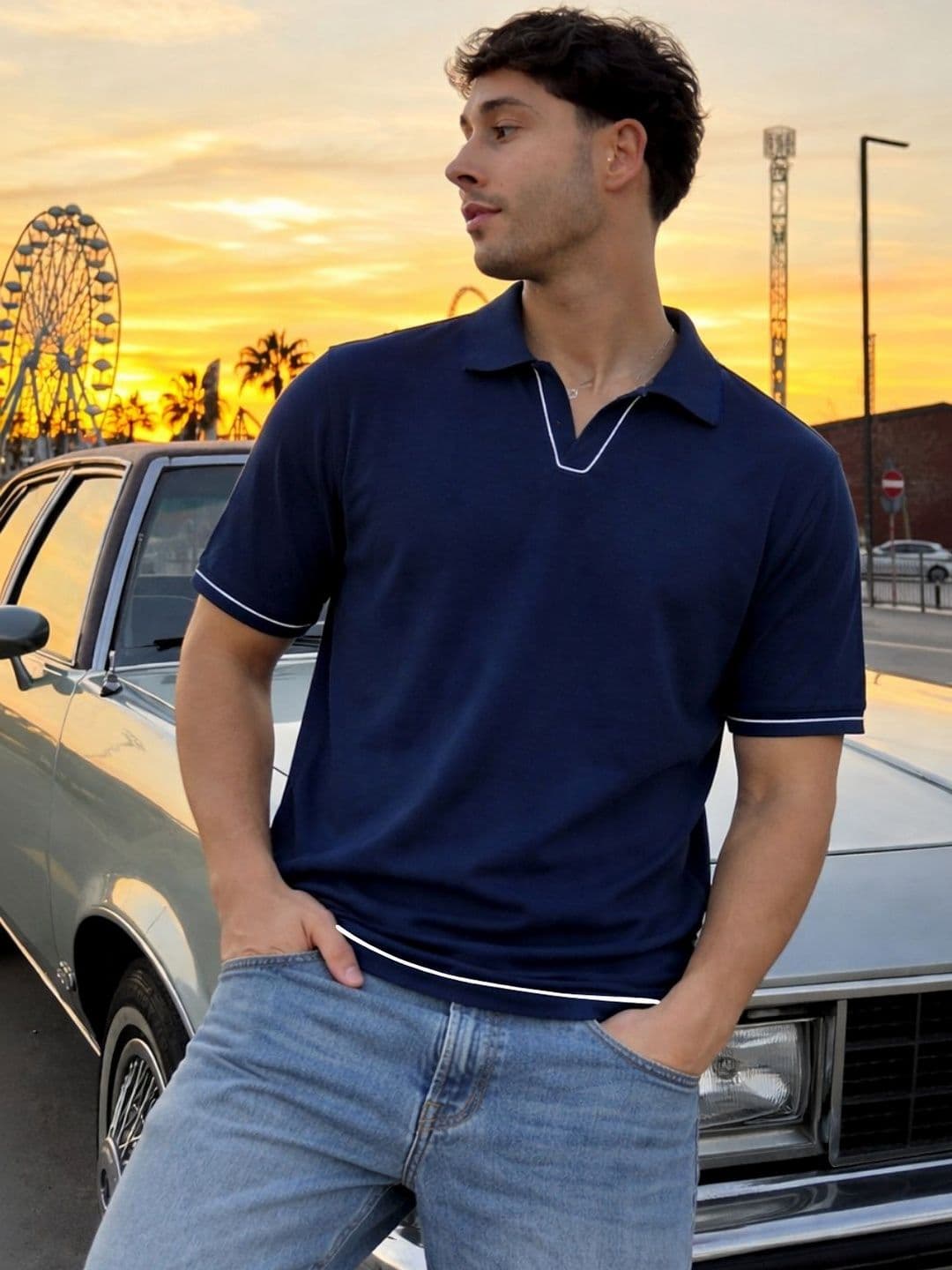 Metronaut Men Polo Collar T-shirt - view 1