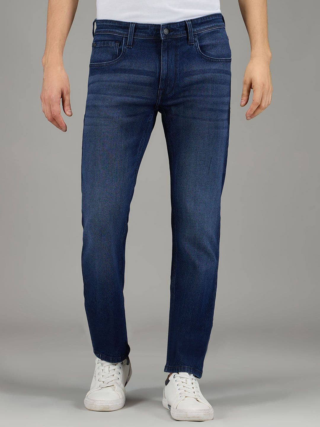 Pepe Jeans Men Vapour Slim Fit Mid-Rise Light Fade Stretchable Jeans - view 1