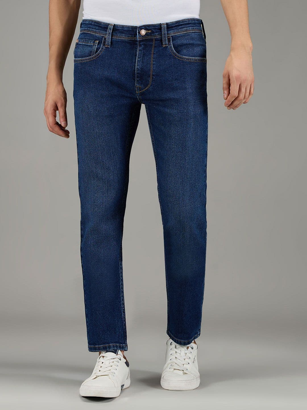 Pepe Jeans Men Vapour Slim Fit Mid-Rise Stretchable Jeans - view 1