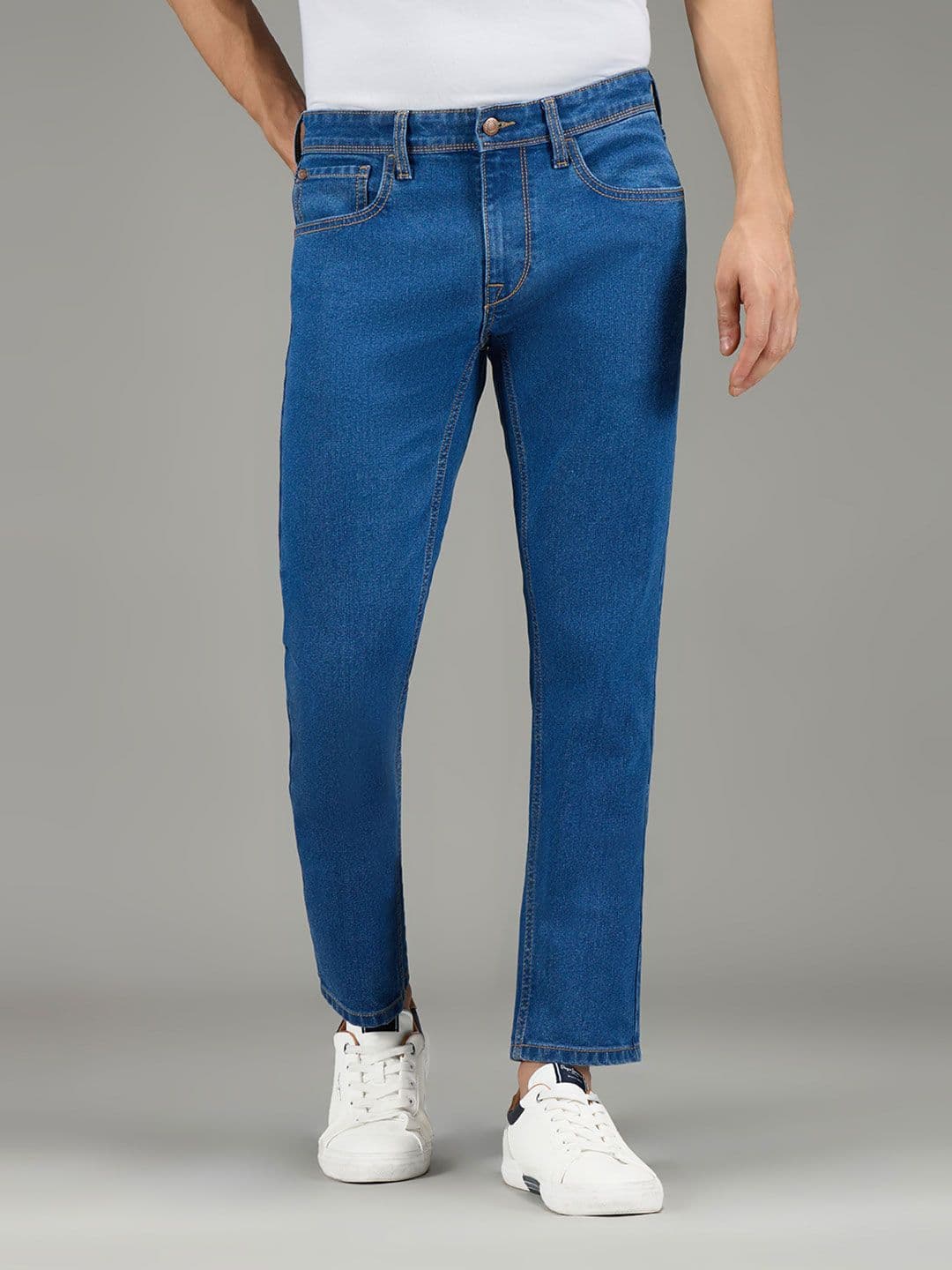 Pepe Jeans Men Vapour Slim Fit Mid-Rise Stretchable Jeans - view 1