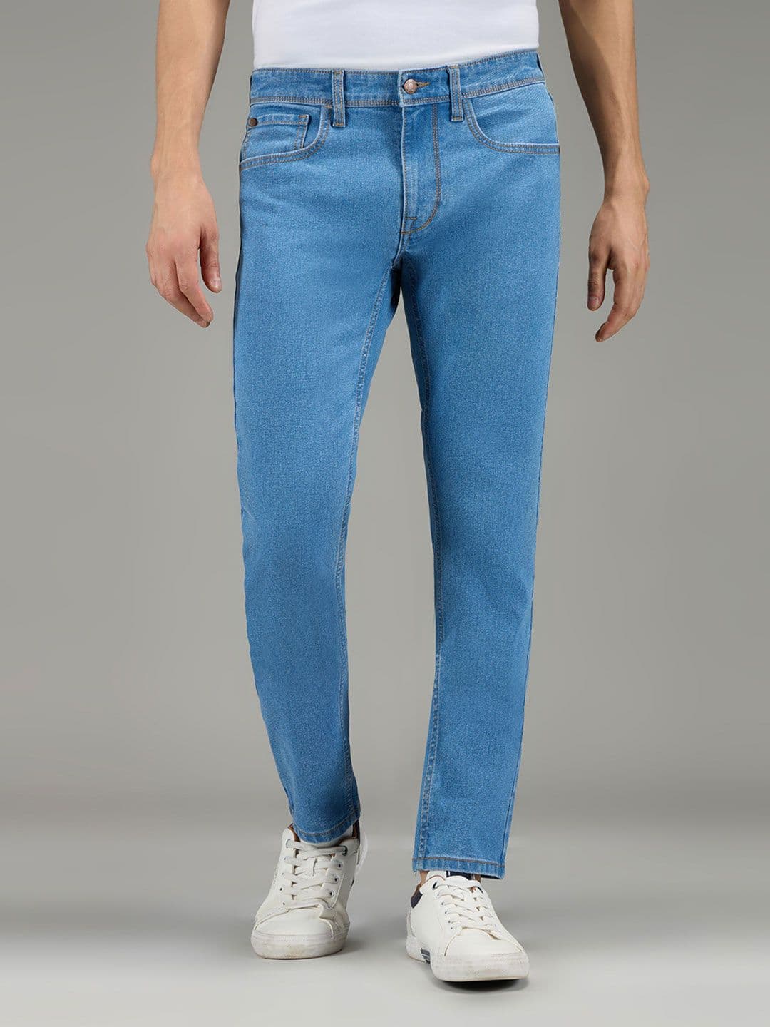 Pepe Jeans Men Vapour Slim Fit Mid-Rise Stretchable Jeans - view 1