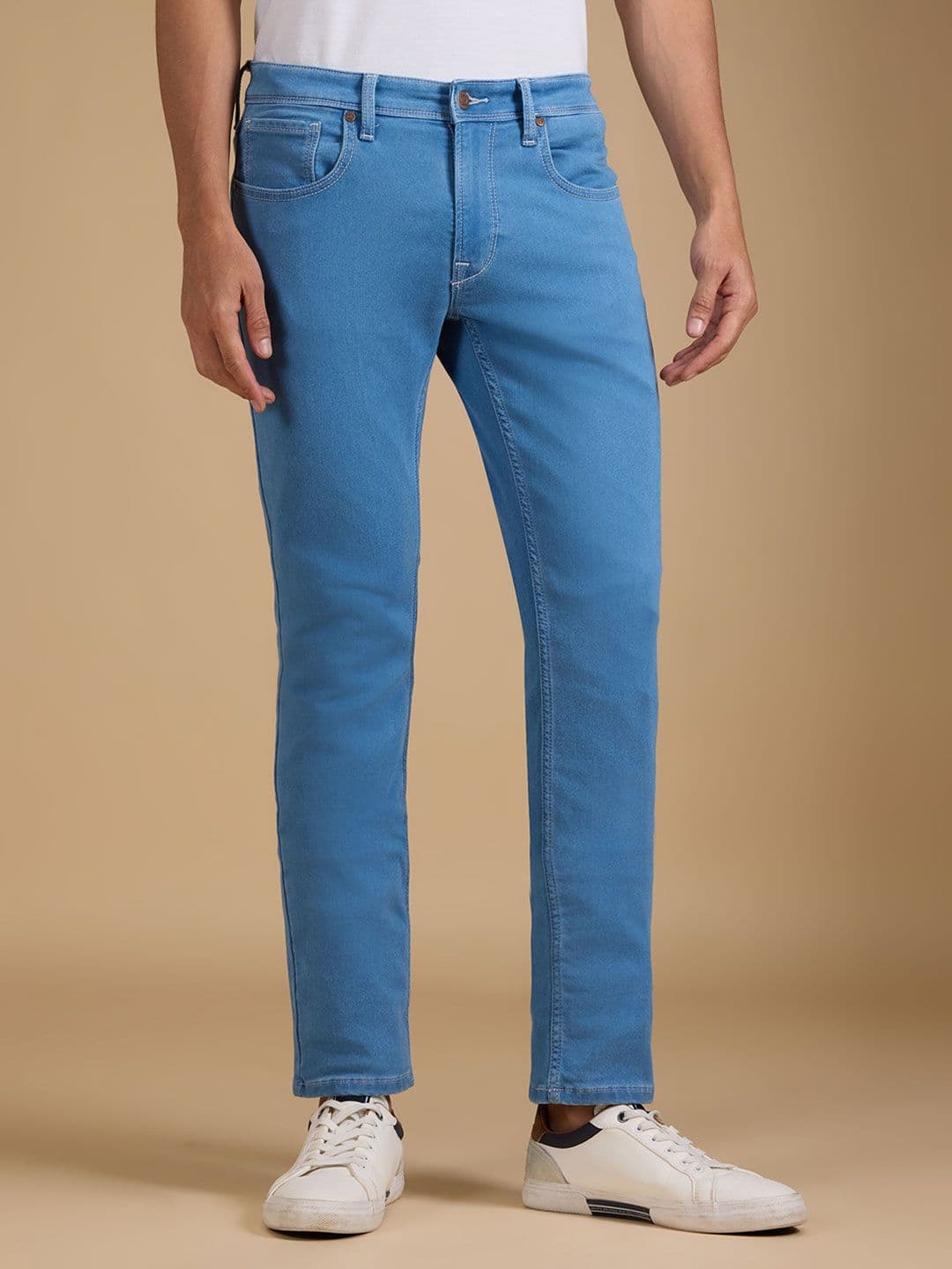 Pepe Jeans Men Comfort Slim Fit Mid-Rise Stretchable Jeans - view 1