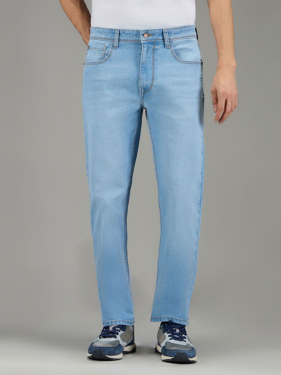 Pepe Jeans Men Holborne Straight Fit Mid-Rise Stretchable Jeans - view 1