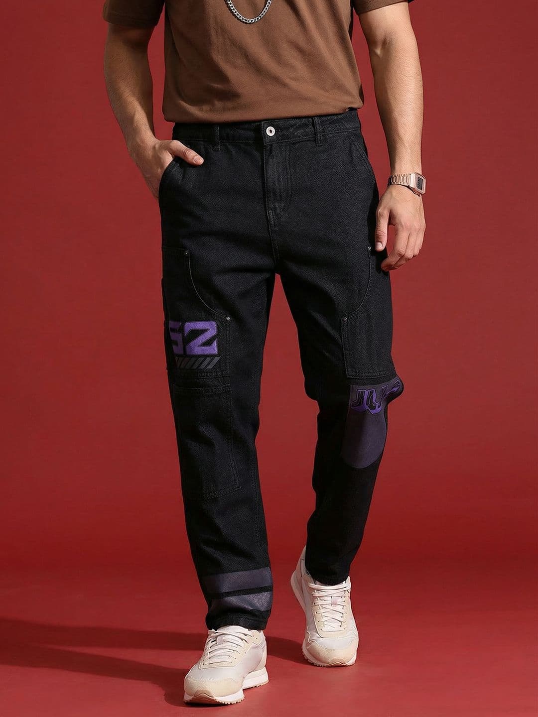 MARVEL STREET Men Buda Fit Printed Jeans - view 1