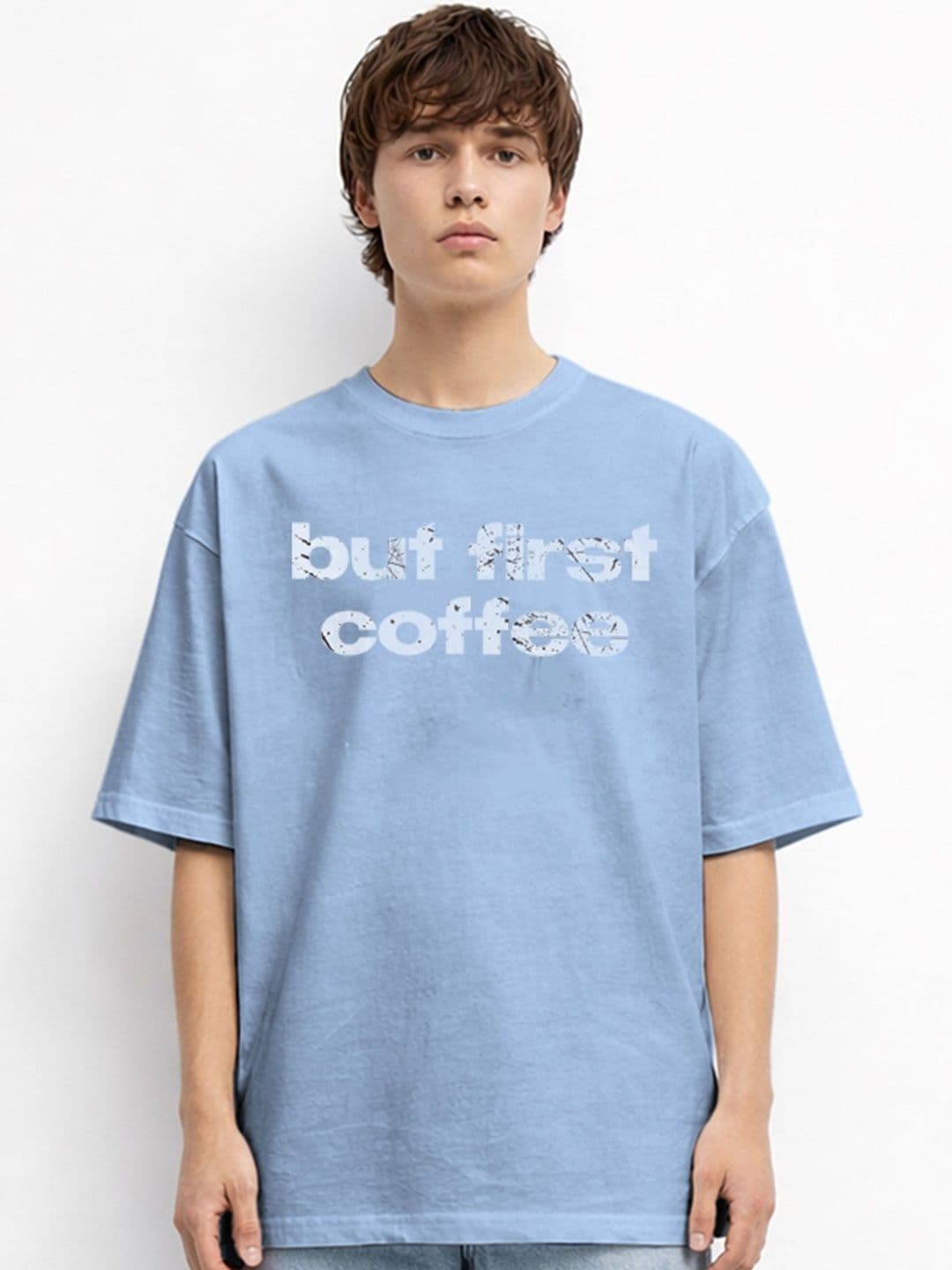 The Roadster Lifestyle Co Printed Organic Cotton Oversized Tshirts - view 1