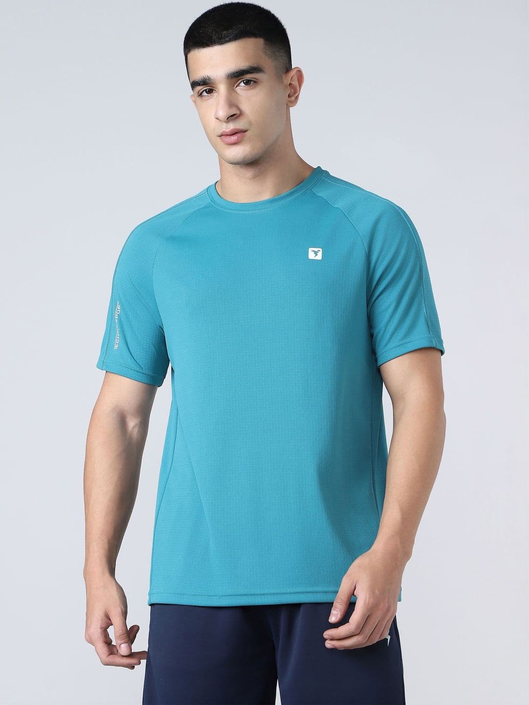 Technosport Men Brand Logo Pockets T-shirt - view 1