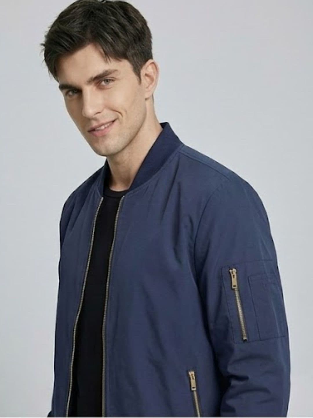 MIA FASHION Men Lightweight Outdoor Bomber Jacket - view 1