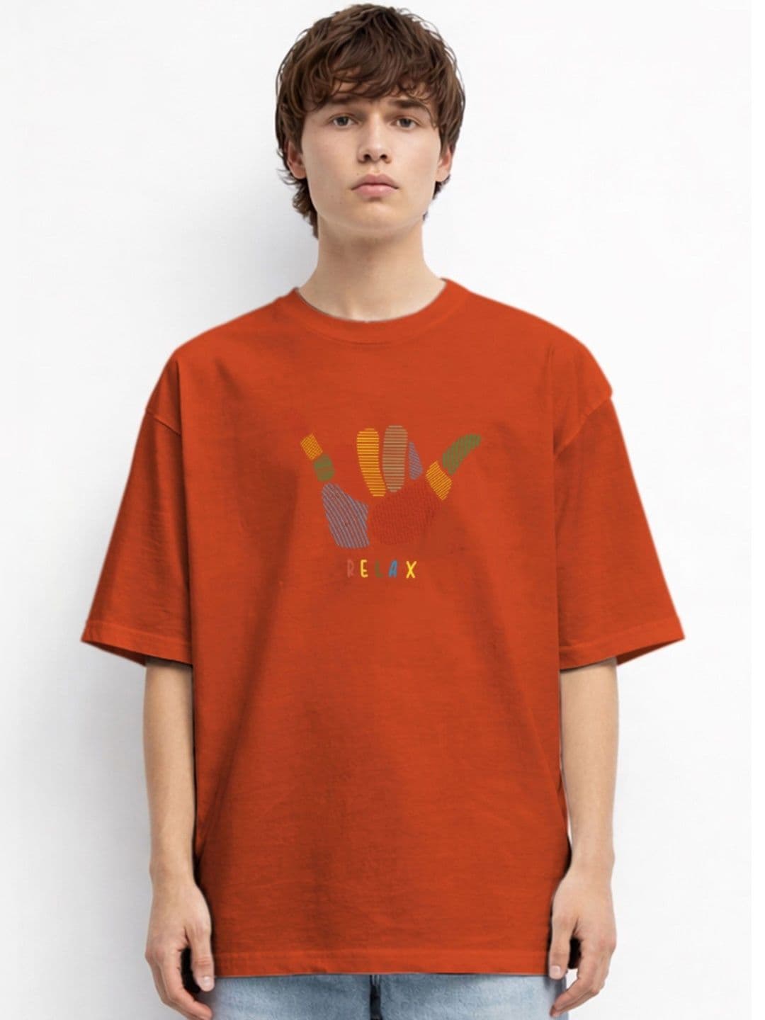 The Roadster Lifestyle Co. Graphic Printed Organic Cotton Oversized Tshirt - view 1