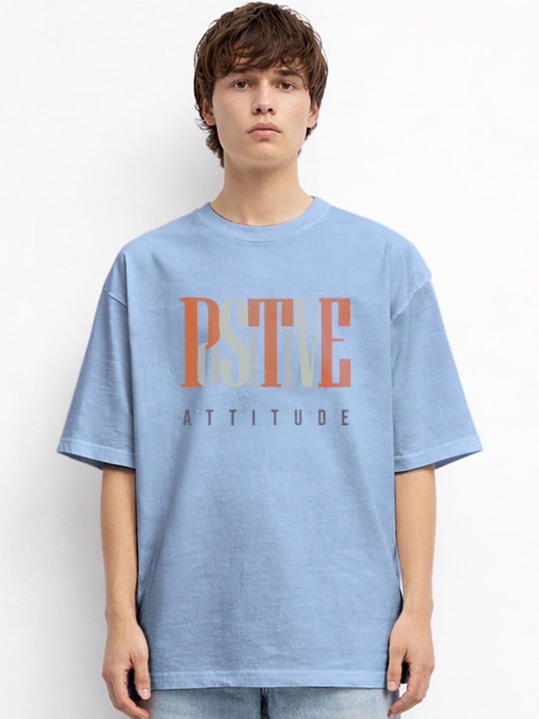 The Roadster Lifestyle Co Printed Organic Cotton Oversized Tshirts - view 1