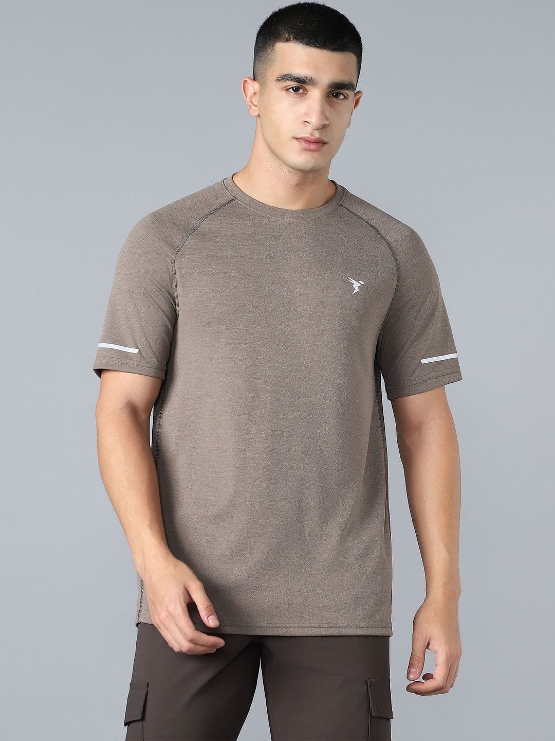 Technosport Men Brand Logo Slim Fit T-shirt - view 1