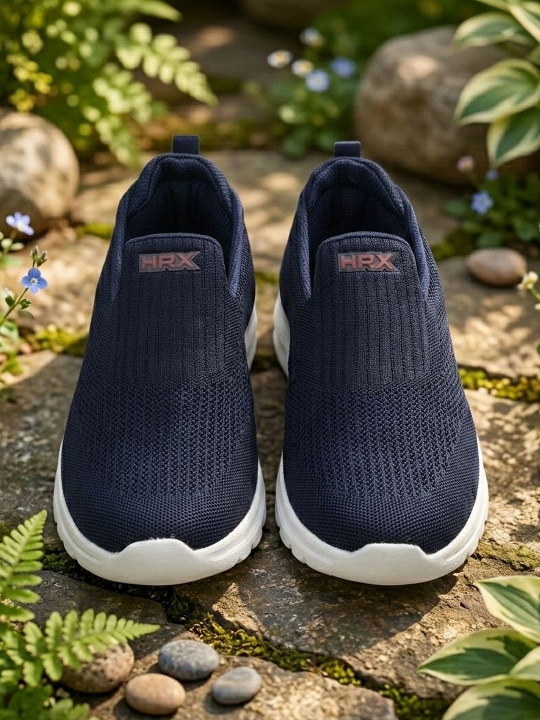 HRX by Hrithik Roshan Men Textured PU Sneakers - view 1