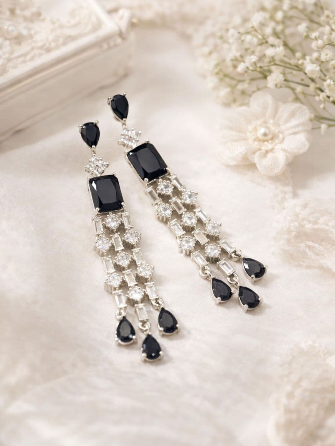 Anouk Geometric Drop Earrings - view 1