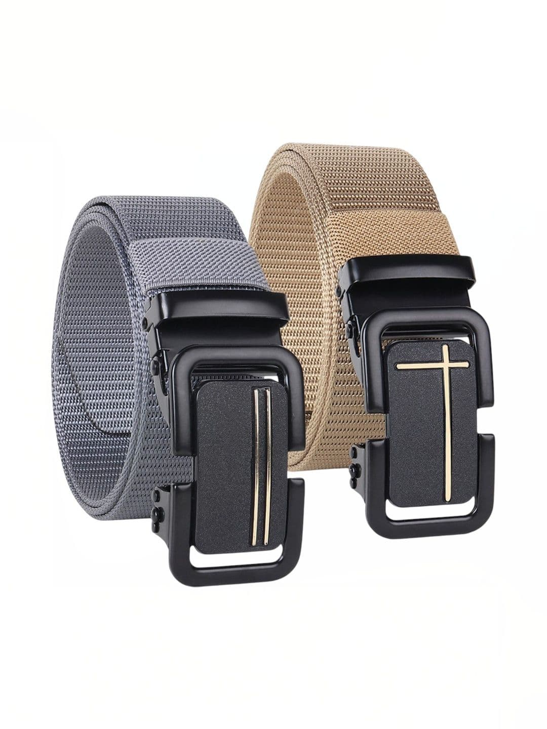 The Roadster Lifestyle Co Men Set Of 2 Textured Formal Belts - view 1