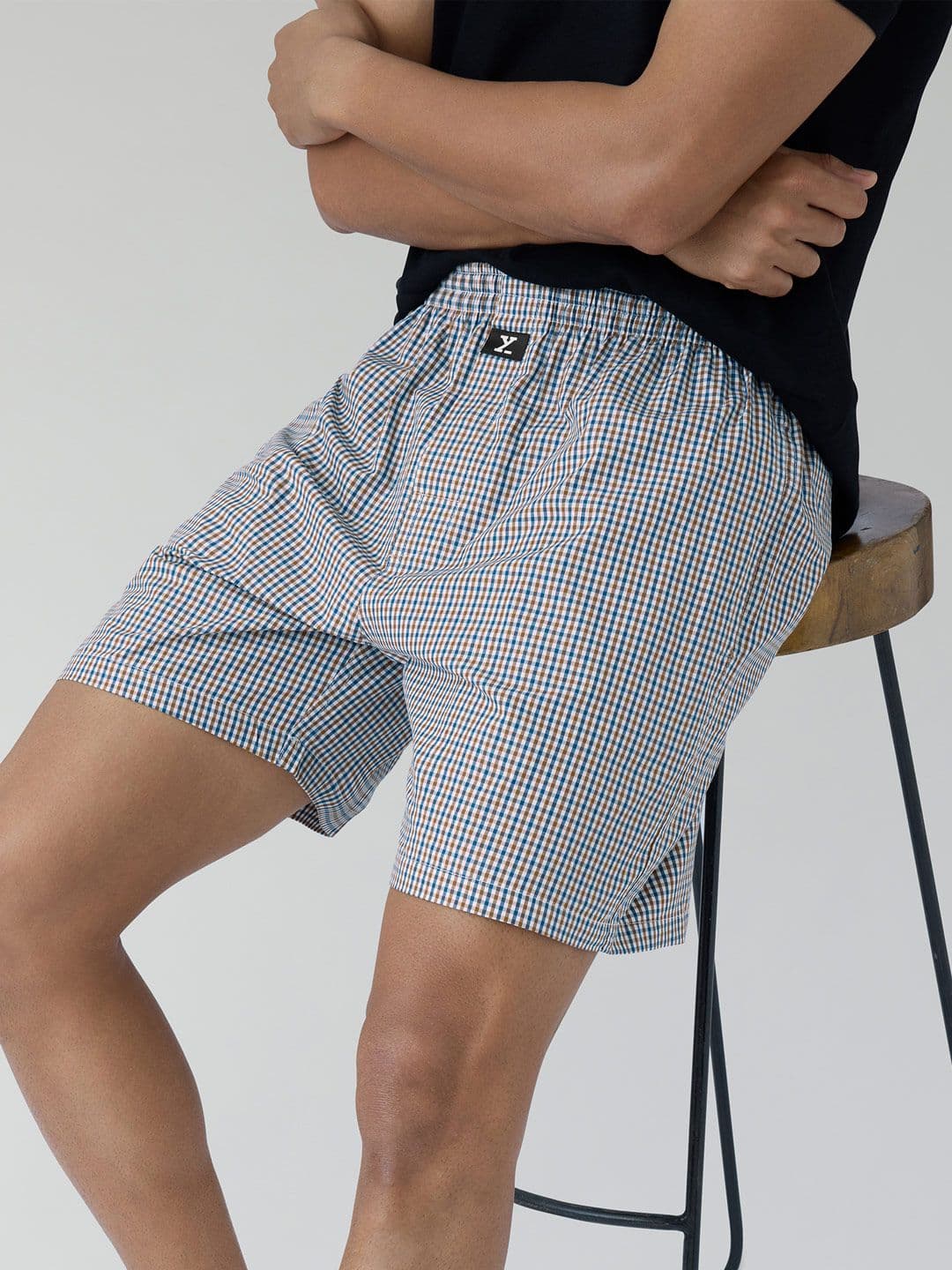 XYXX Men Cotton Checkered Boxer Shorts - view 1