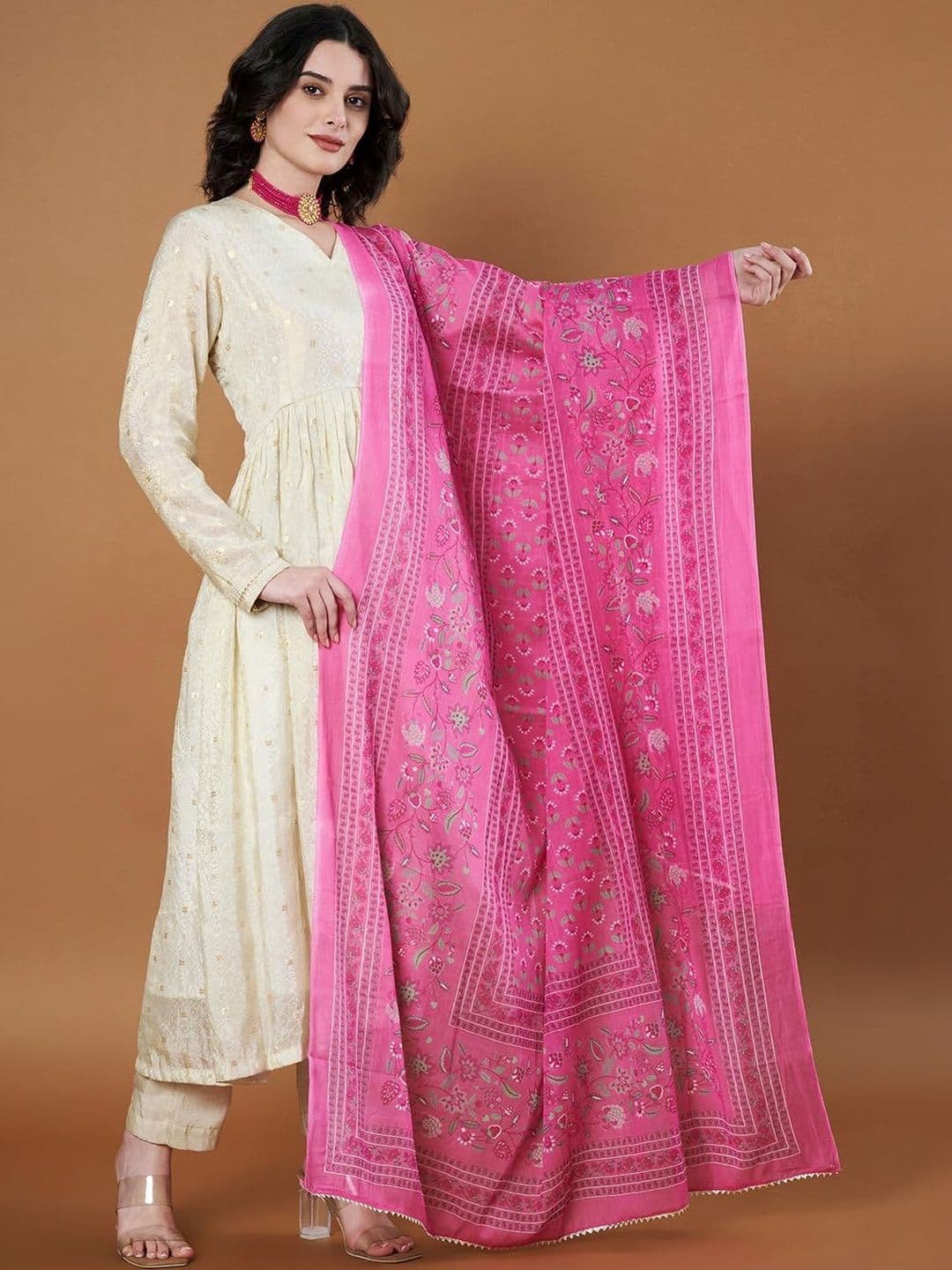 AKSHADEEP Printed Dupatta - view 1