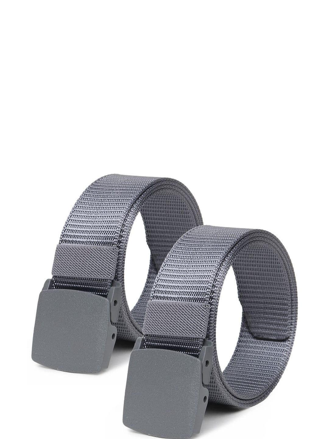 The Roadster Lifestyle Co Men Set Of 2 Textured Formal Belts - view 1