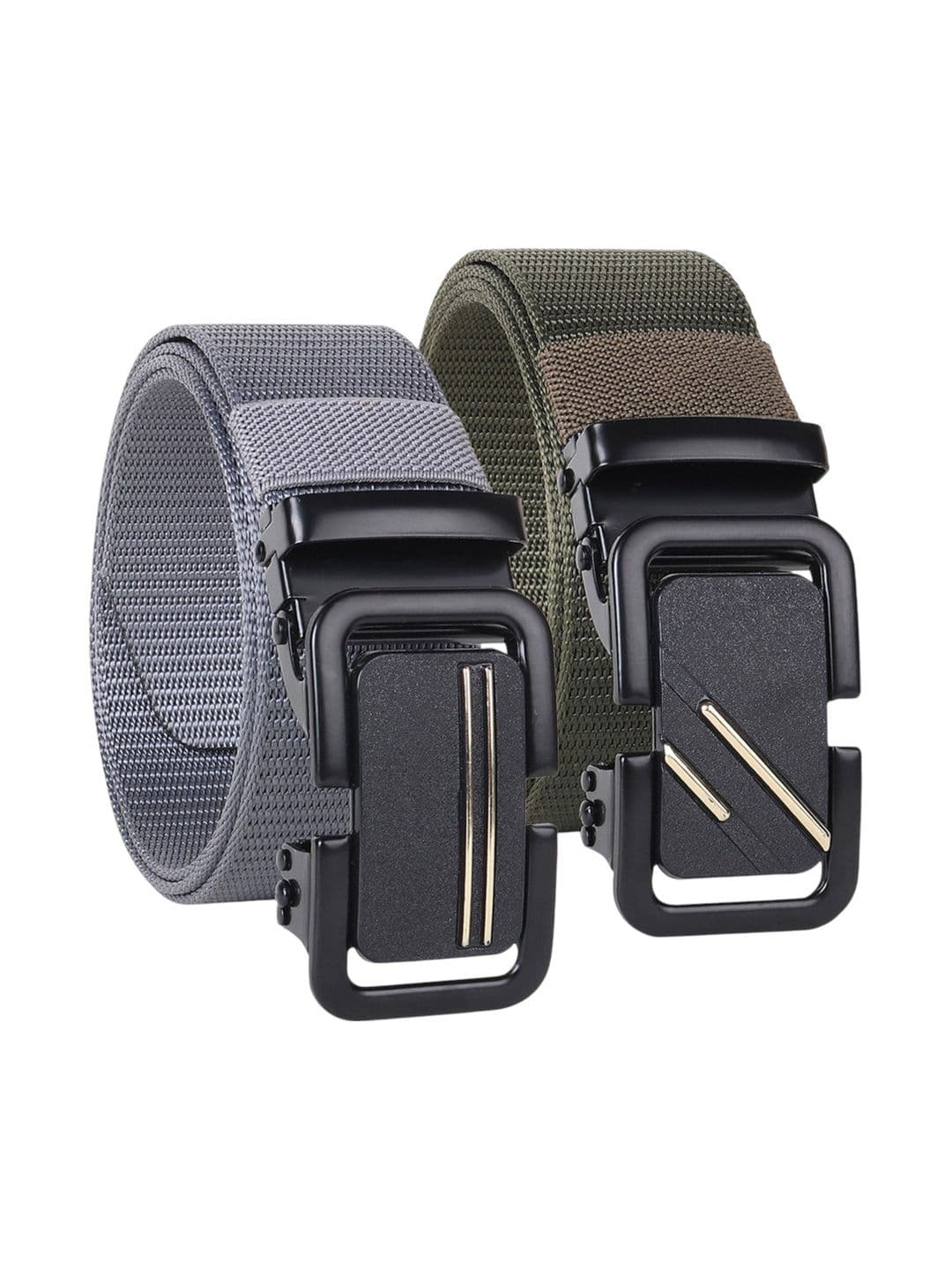 The Roadster Lifestyle Co Men Set Of 2 Textured Formal Belts - view 1