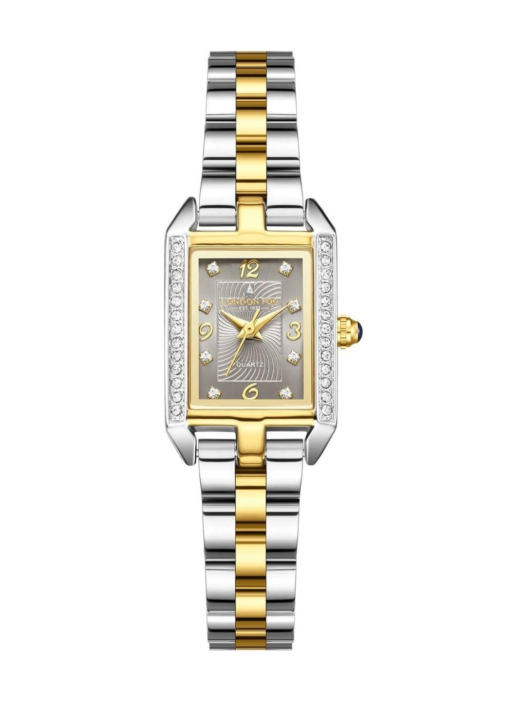LONDON FOG Women Dial & Stainless Steel Bracelet Style Straps Analogue Date Aperture Watch LFW20002-11 - view 1