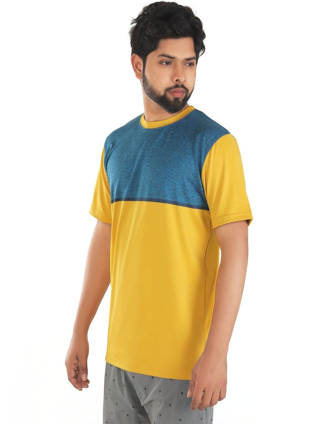 Veltick Men Colourblocked T-shirt - view 1