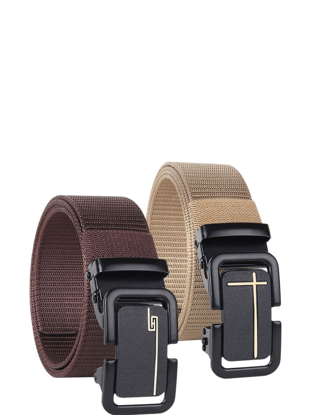 The Roadster Lifestyle Co Men Set Of 2 Textured Formal Belts - view 1
