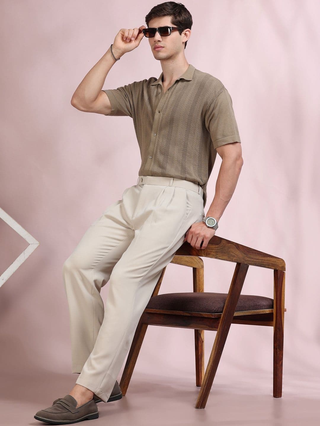 INVICTUS Men Pleated Trousers - view 1