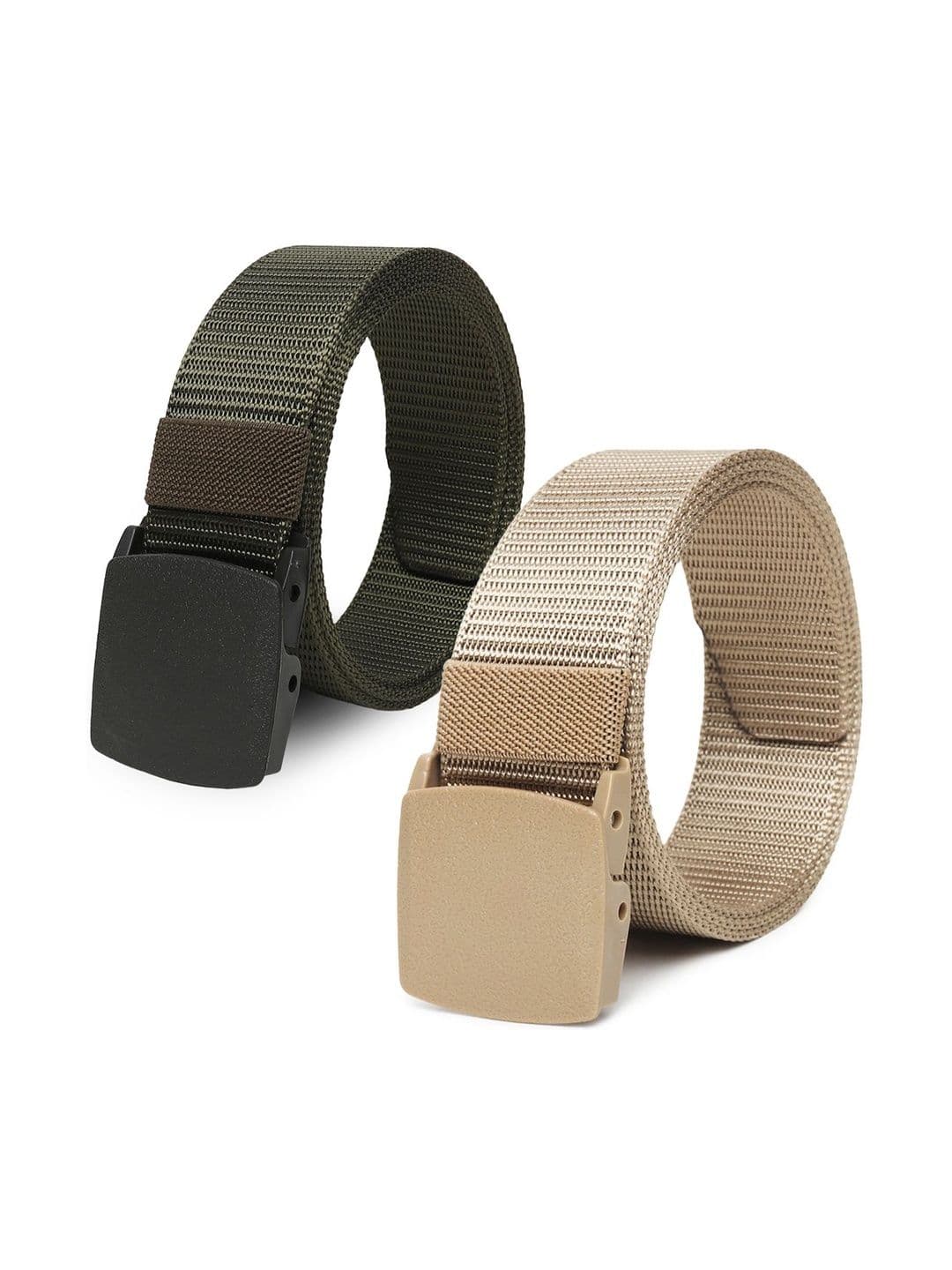 The Roadster Lifestyle Co Men Set Of 2 Textured Formal Belts - view 1