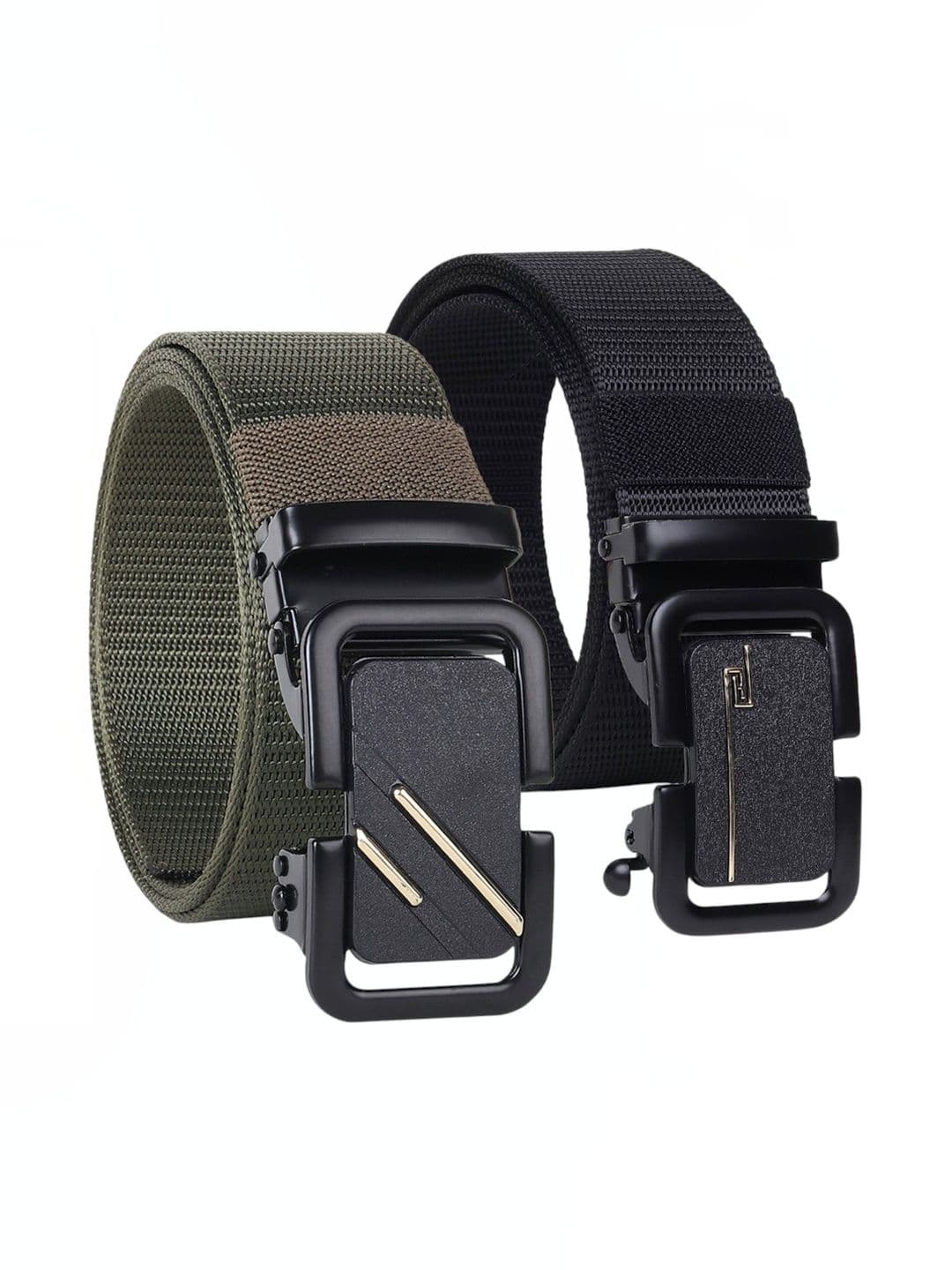 The Roadster Lifestyle Co Men Set Of 2 Textured Formal Belts - view 1