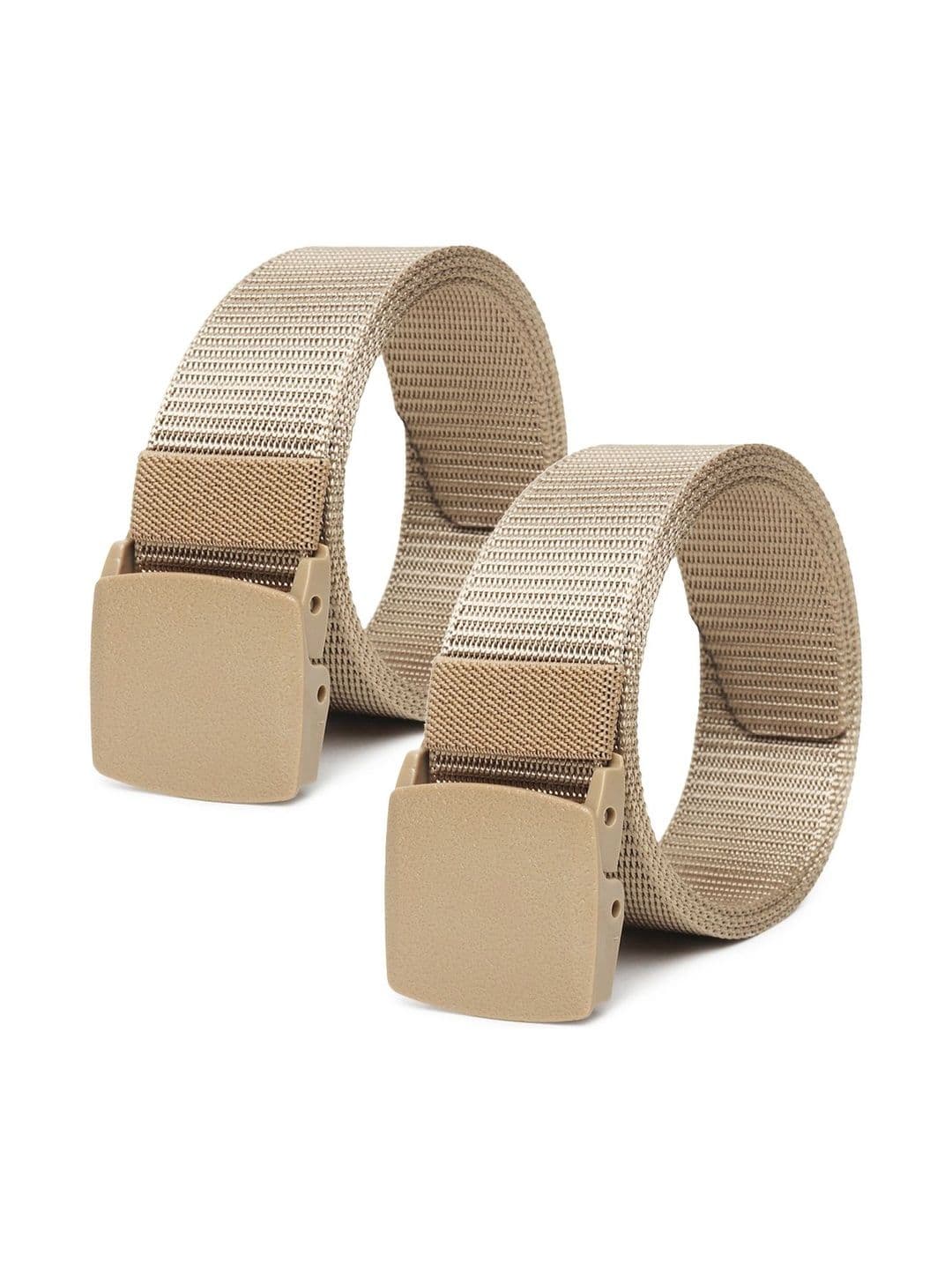 The Roadster Lifestyle Co Men Set Of 2 Textured Formal Belts - view 1