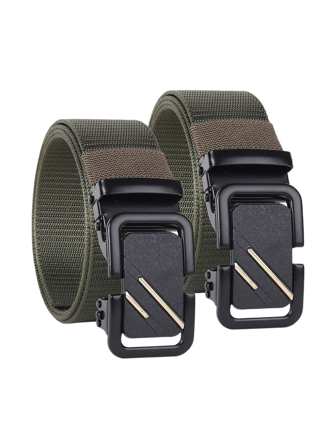 The Roadster Lifestyle Co Men Set Of 2 Textured Formal Belts - view 1