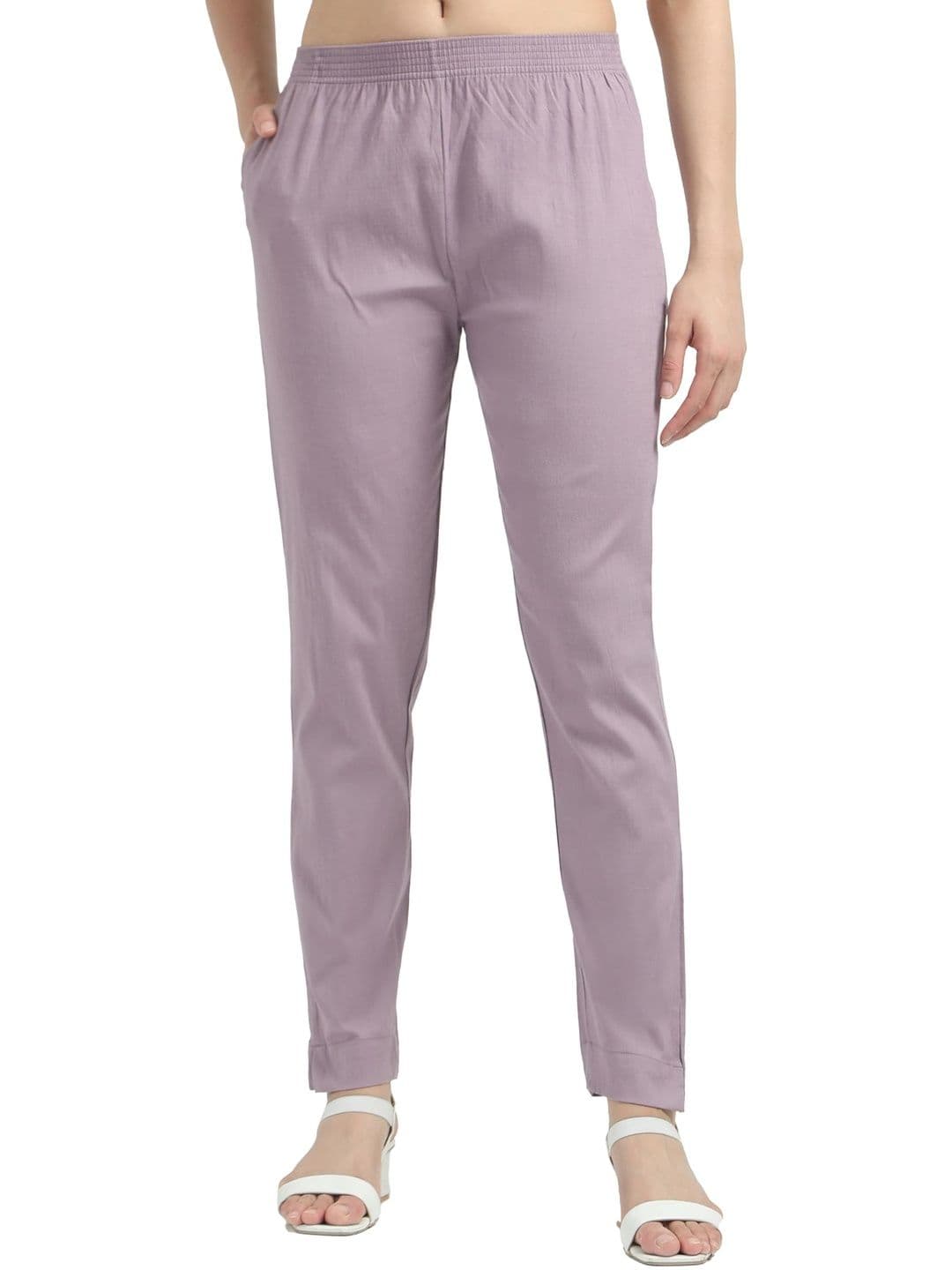 KN Textiles Women Everyday Slim Fit Trousers - view 1