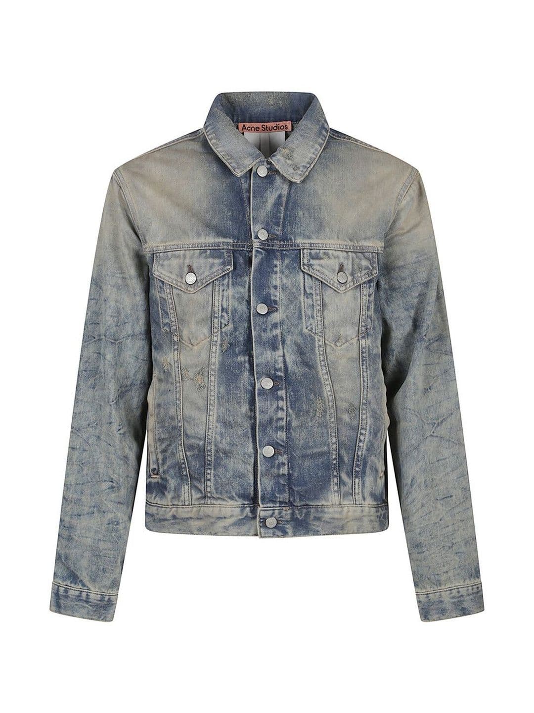 Acne Studios Navy Blue Denim Jacket - view 1