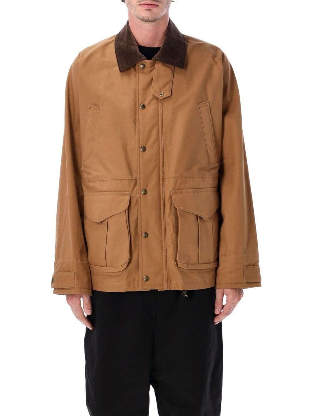 Junya Watanabe Brown Corduroy Collar Jacket - view 1