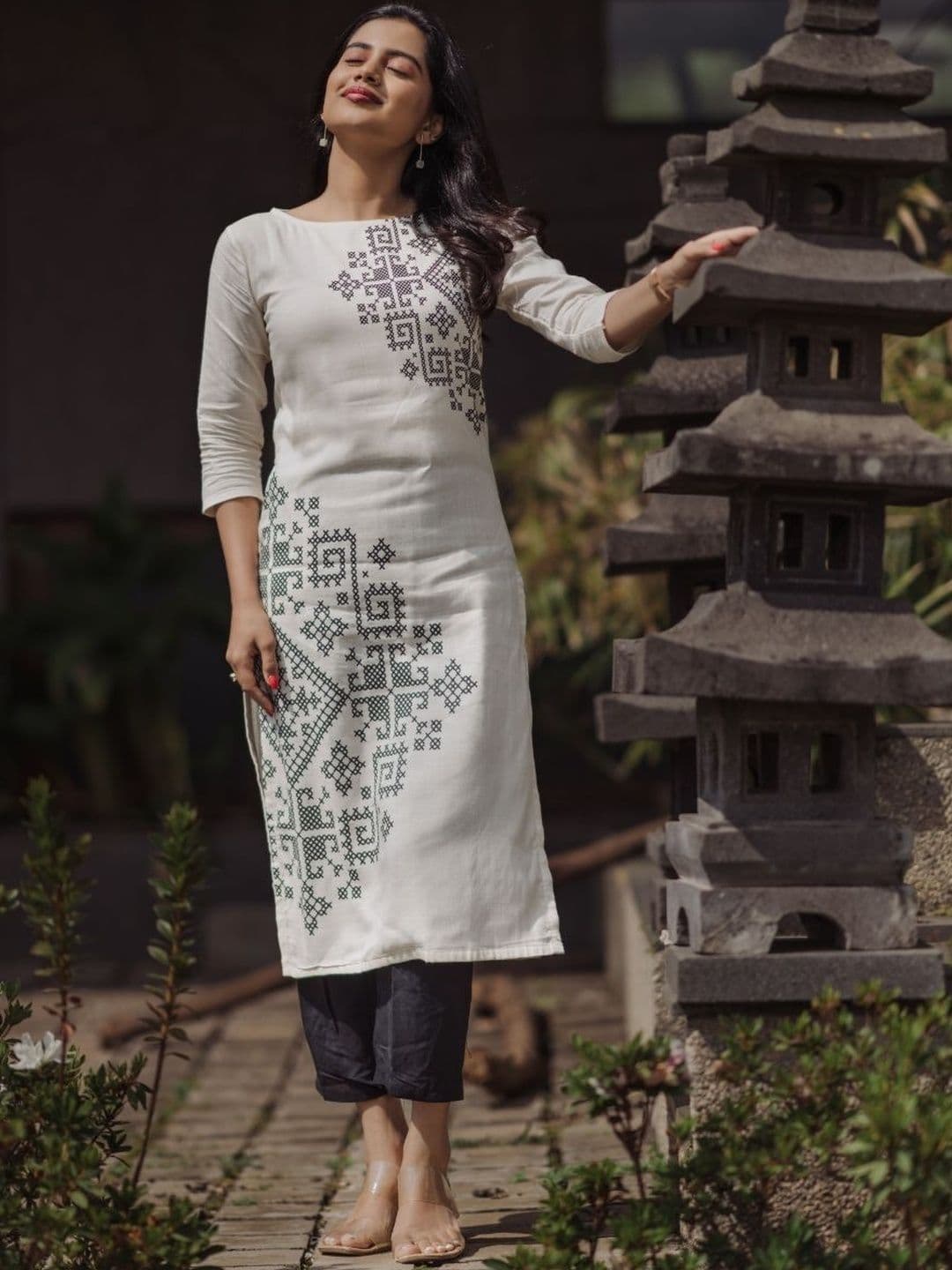 HAY Women Geometric Printed Kurta - view 1