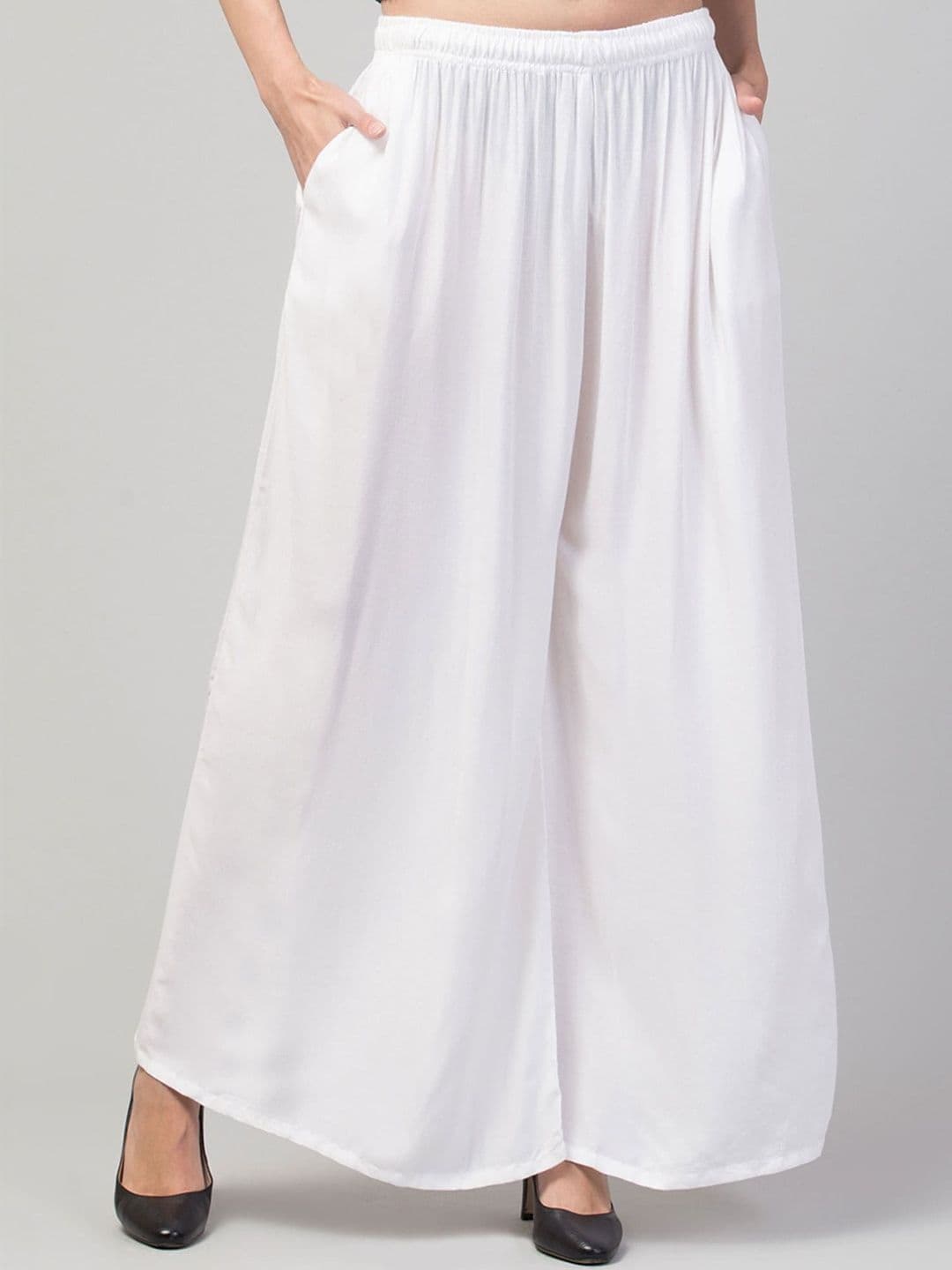 SHAUKIYA Women Flared Ethnic Palazzos - view 1