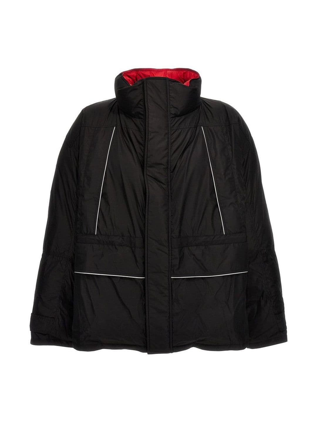 Balenciaga Black Wrap Parka - view 1