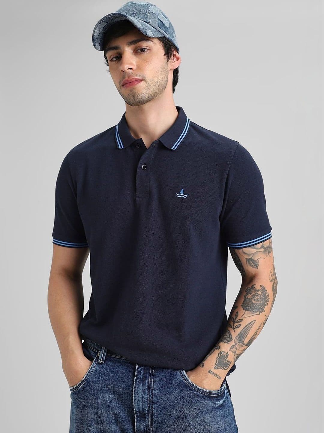 Klub Fox Men Polo Collar T-shirt - view 1