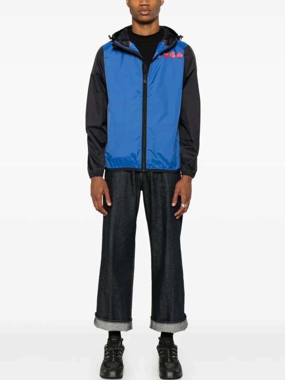 Comme Des Garcons Multi Color Logo Zip-Up Jacket - view 1