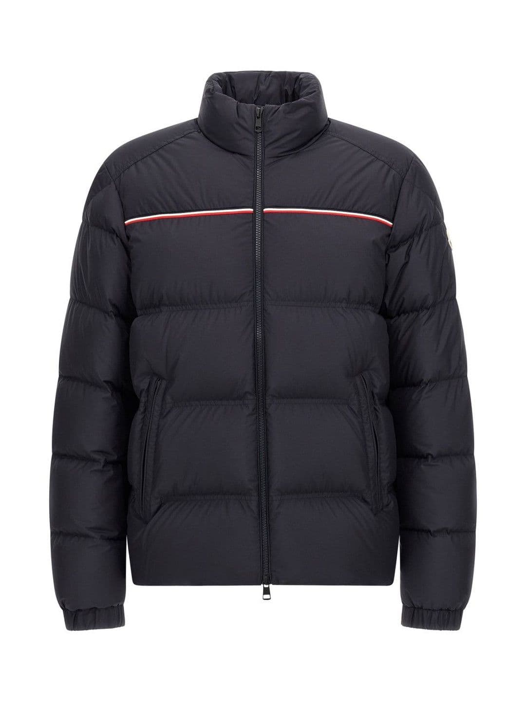 Moncler Navy Blue Stand Collar Puffer Jacket - view 1
