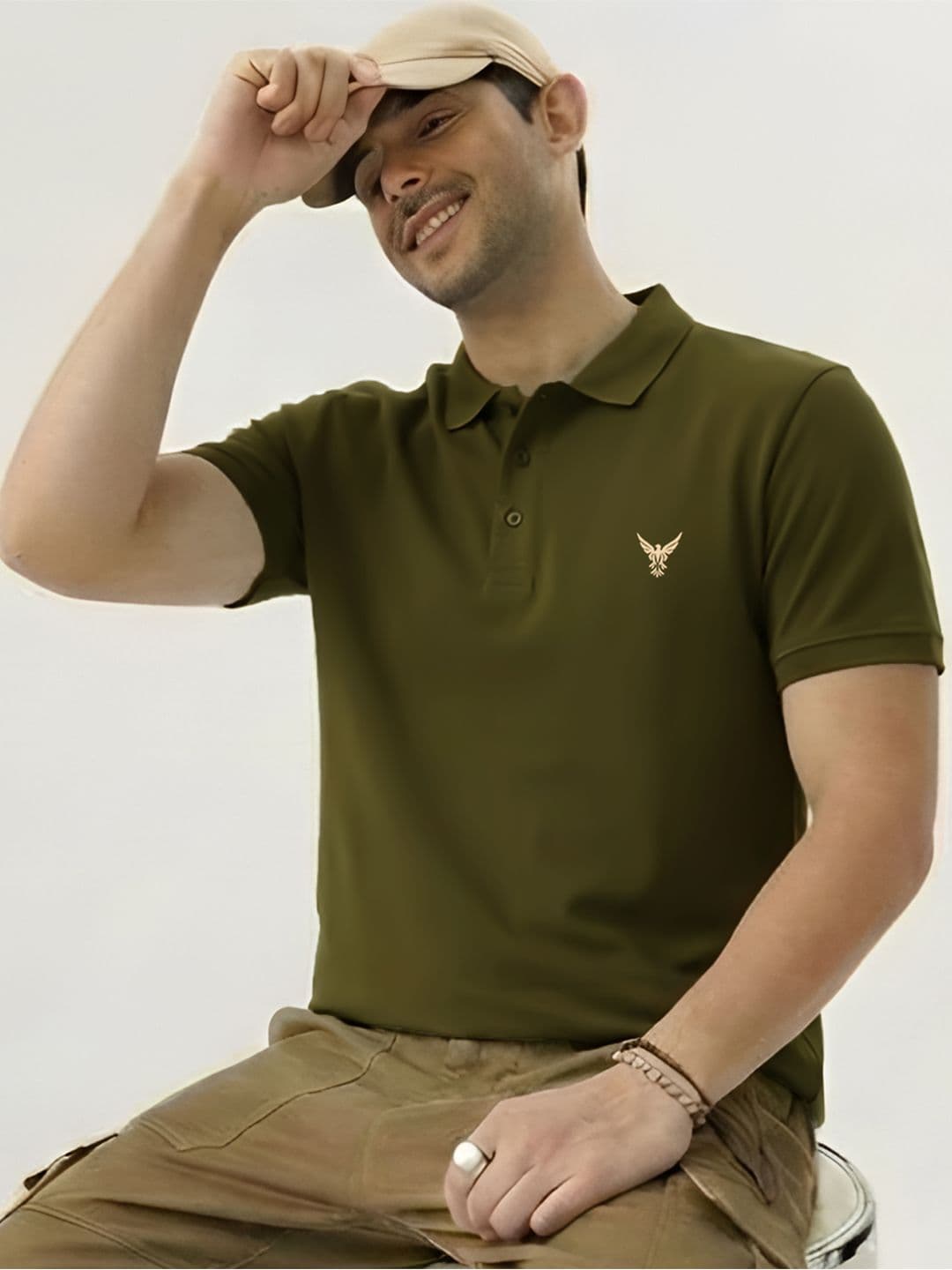 THE BEETEL HOUSE Men Brand Logo Polo Collar T-shirt - view 1