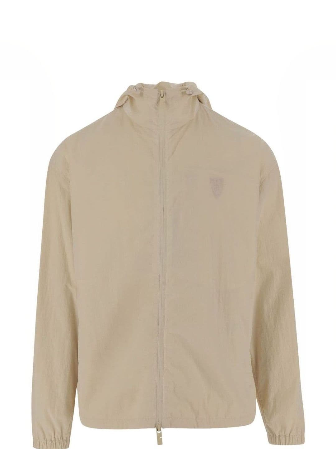 Burberry Beige Logo Hood Jacket - view 1