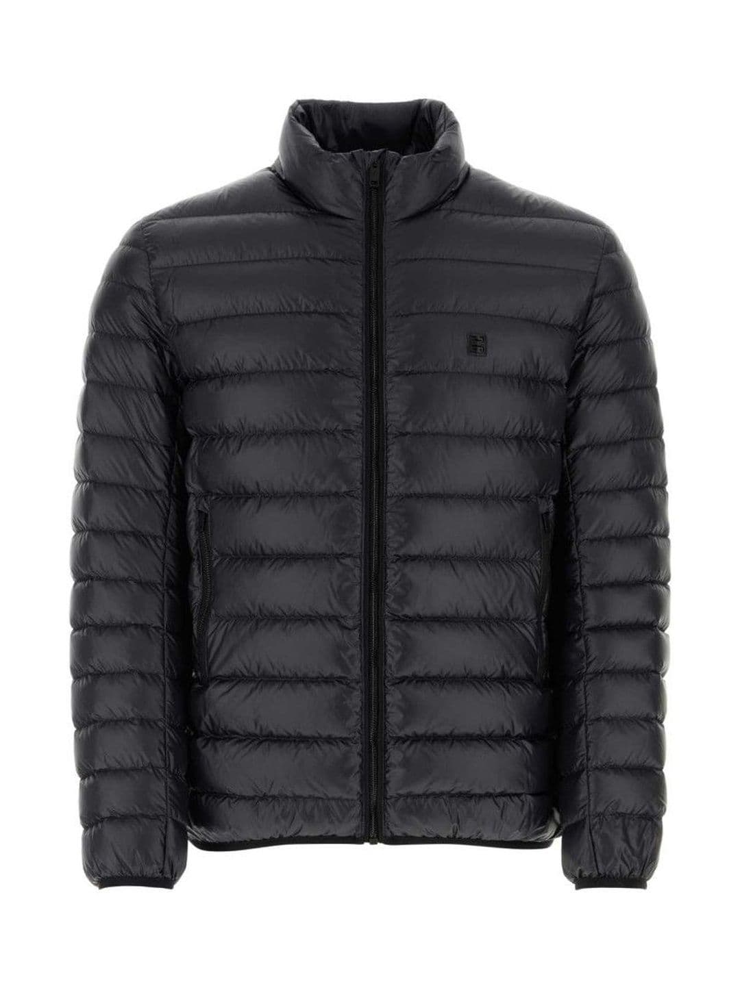 Givenchy Black Logo Genuine Leather Jacket - view 1