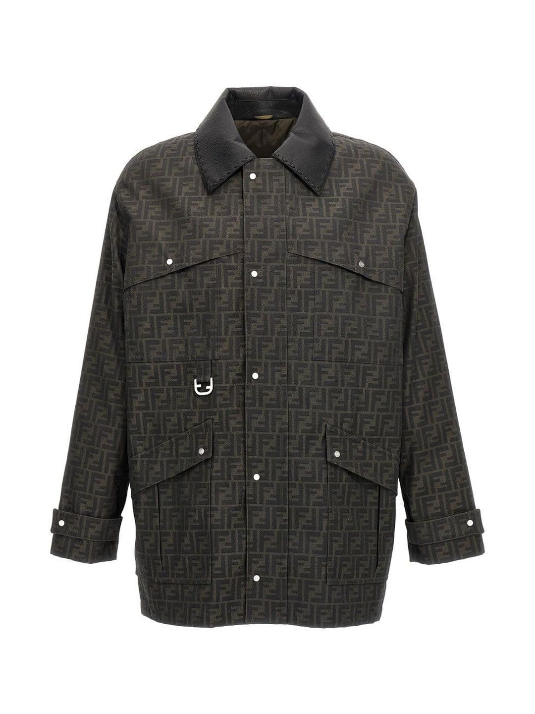 Fendi Black All Over Printed Jacket - view 1