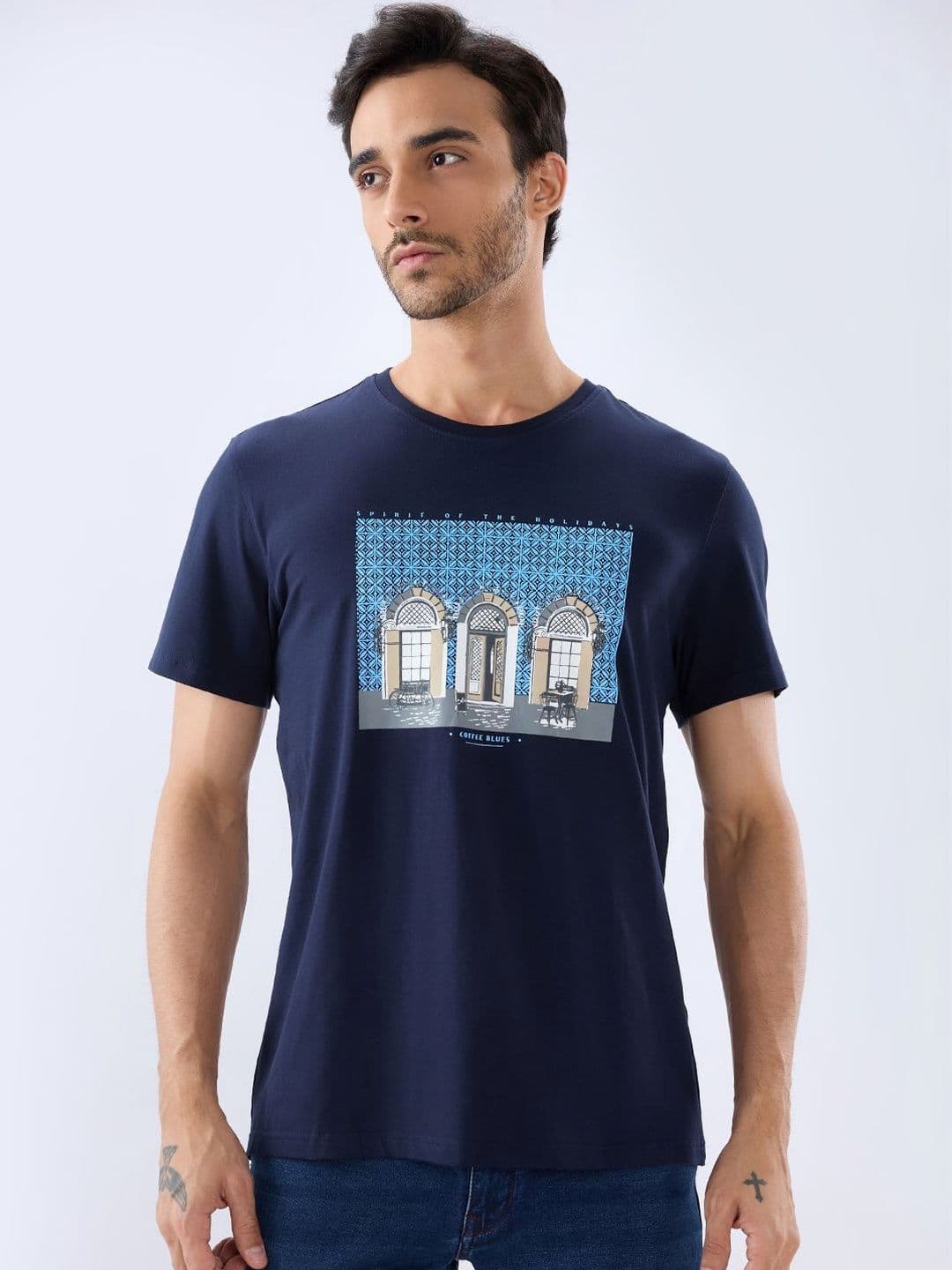 Parx Men Printed T-shirt - view 1