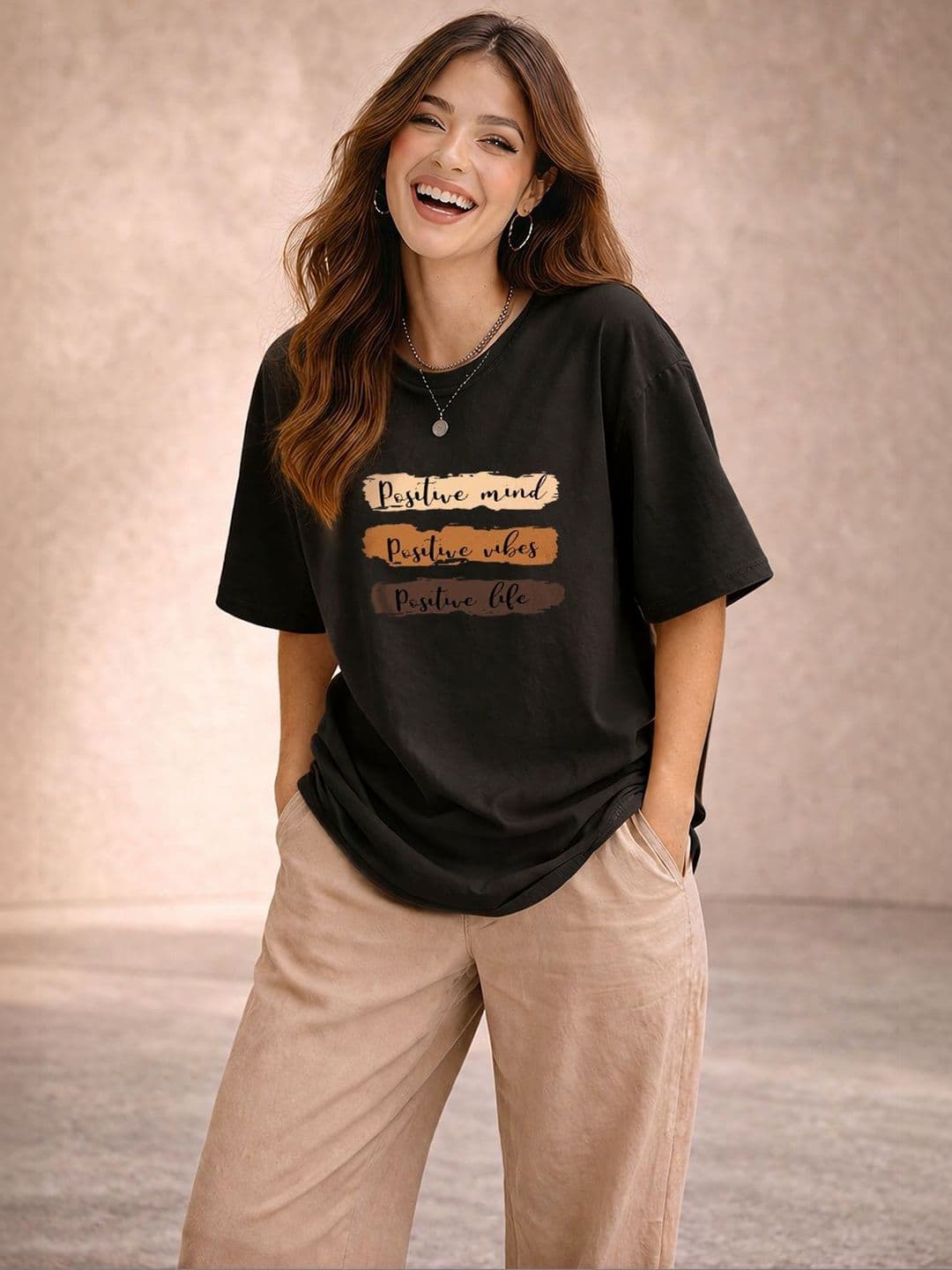 Mast & Harbour Women Typography Printed T-shirt - view 1