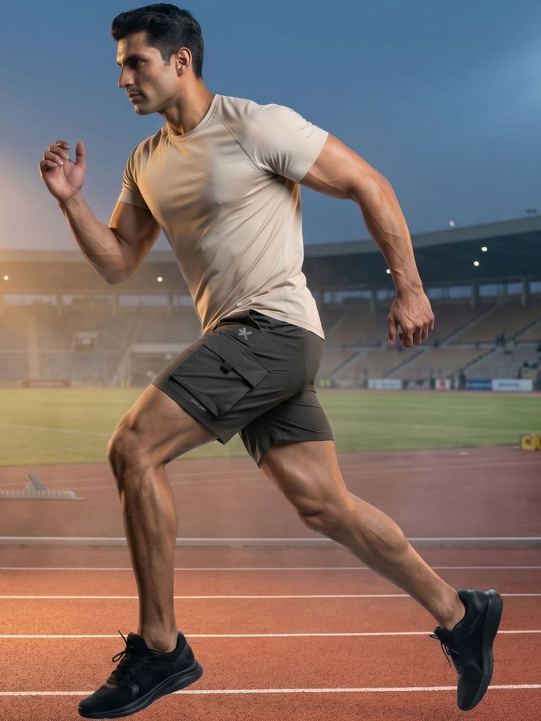 HRX by Hrithik Roshan Men Training or Gym Cargo Shorts - view 1