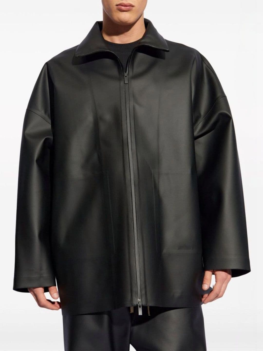 Fear Of God Black High Collar Jacket - view 1
