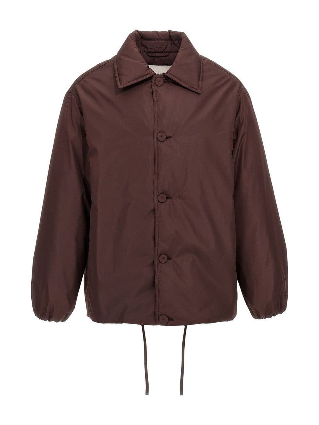 Jil Sander Brown 'Genuine Leather Blouson 08' Jacket - view 1
