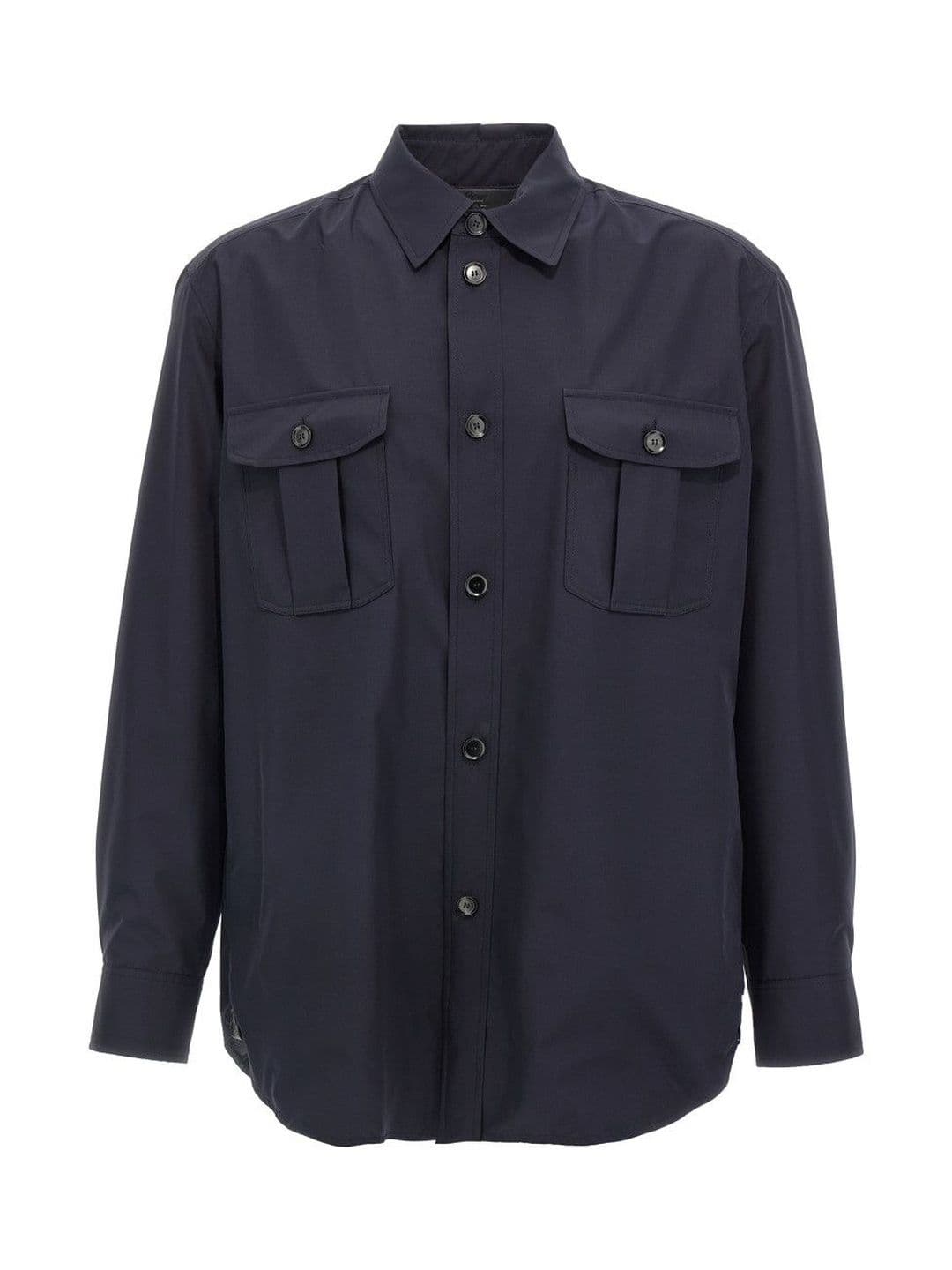 Brioni Hugo Boss Blue Button-Up Jacket - view 1